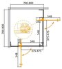 Cezares SLIDER-A-2-70/80-C-CR Душевой уголок, цвет: хром