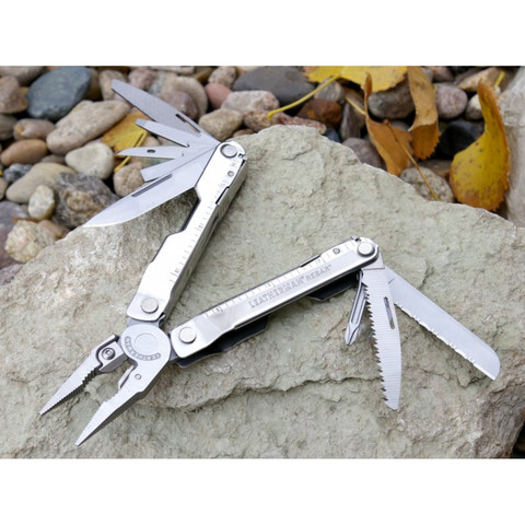 Мультитул Leatherman Rebar, 17 функций, кожаный чехол (831560) - Multitool-Leatherman.Ru