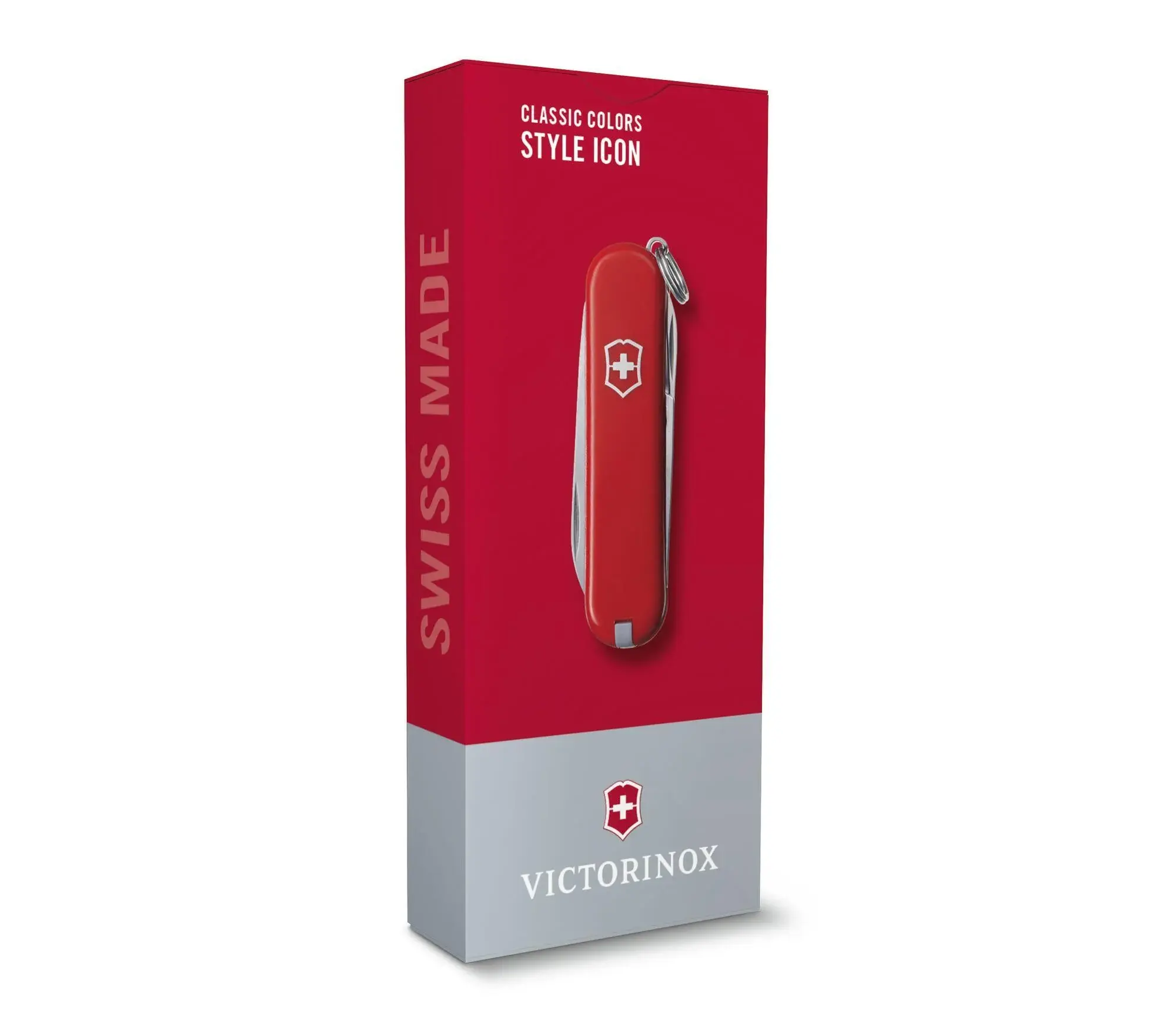 Нож перочинный Victorinox Classic SD Colors, Style Icon (0.6223.G) красный, 7 функций 58мм