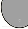 Aquanet 367664 Зеркало Контур D 600 LED ТХ, антипар, цв. черный (367664)
