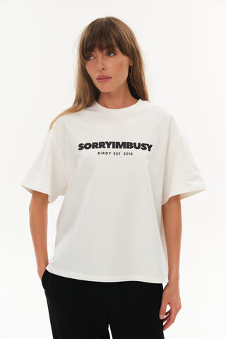 Футболка SORRY I`M BUSY | Белый