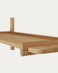 Модульная полка Sitra из массива дуба с натуральной отделкой, 90 см
