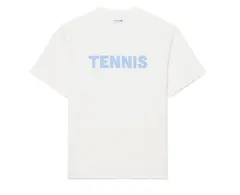 Теннисная футболка Lacoste Printed Cotton - flour