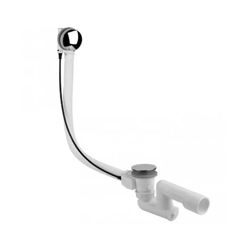 Gessi 01452#031 Колонна сливная для ванны полиэтиленовая. Длина кабеля управления 57,5 см, цвет: хром