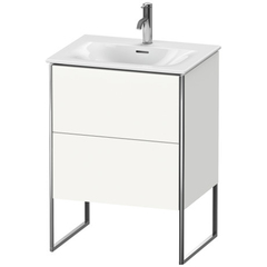 Duravit Viu 23446300001 Раковина подвесная с переливом, выпуск с керам покрытием, 1 отв под смес, 63х49см, покр WonderGliss, цвет белый фото