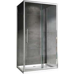 Abber Schwarzer Diamant AG30140H-S85-S85 Душевой уголок, 140x85x195, цвет: хром фото