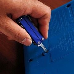 Мультитул-брелок Leatherman Squirt ES4 Blue, 9 функций (831239) цвет синий | Multitool-Leatherman.Ru