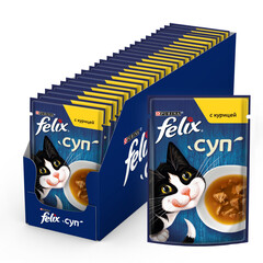 Felix пауч для кошек суп (курица) 48 г