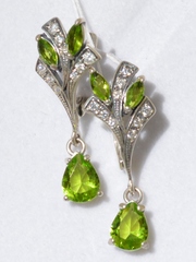 Дея (серьги из серебра)