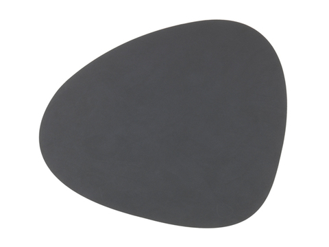 Подстановочная салфетка фигурная 37x44 см LindDNA Nupo anthracite 981161