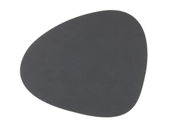Подстановочная салфетка фигурная 37x44 см LindDNA Nupo anthracite 981161