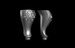Силиконовый молд№ 1612 Ножка 3 D