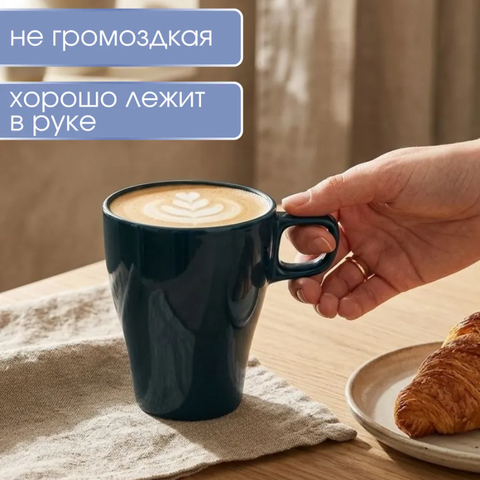 Кружка KAFFEKOPP, 250 мл, темно-бирюзовый