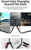 Картинка очки спортивные Rockbros 1013 black-clear - 15