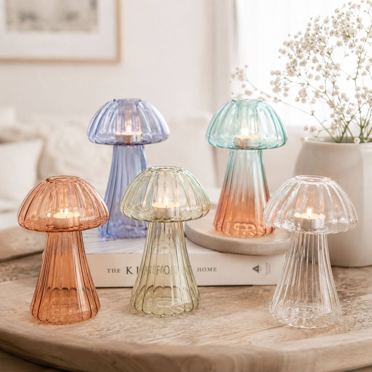 Подсвечник Gl Design Mushroom Arancio 13 см