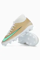 Бутсы Nike Zoom Mercurial Superfly 11 Club Mbappe FG/MG Junior - золотой