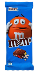 Шоколад M&M's Crispy с хрустящим рисом и драже