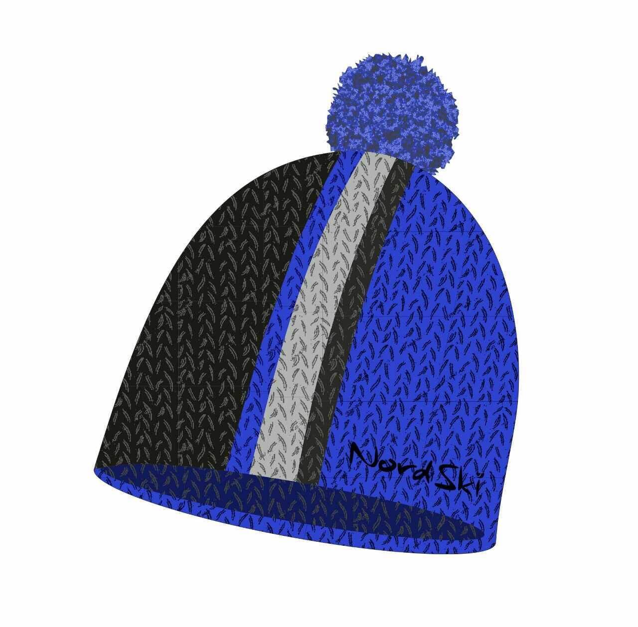 Nordski Knit лыжная шапка blue-black