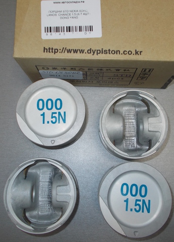 ПОРШНИ STD NEXIA SOHC, LANOS, CHANCE 1,5 (К-Т 4ШТ) DONG YANG