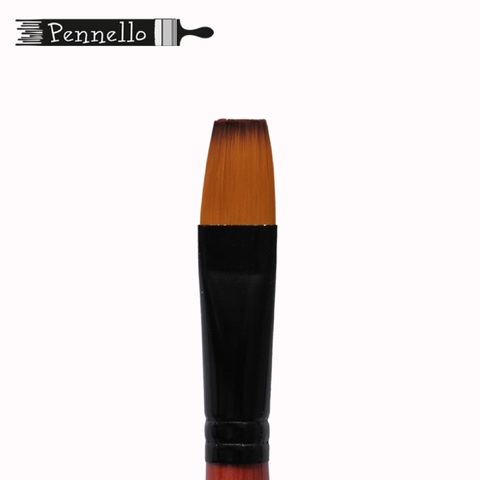 кисть Pennello синтетика плоская №14 короткая ручка