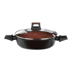 Сотейник с крышкой, с двумя ручками, диам. 26 см  KITCHENSTAR Terra арт.A123FAK-0626B