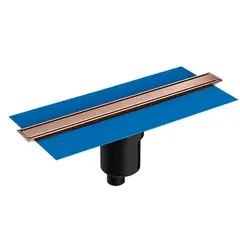 VitrA Eco-Flow DK100 59980556000 Душевой трап 60 см, вертикальный сифон 60 мм, медь фото