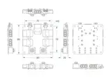 Плата распределения питания Holybro 300A - Side Entry (PDB), (распаяны XT90 5 шт, XT30 2 шт)