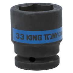 KING TONY (653533M) Головка торцевая ударная шестигранная 3/4", 33 мм