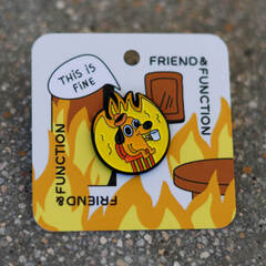 Значок «This Is Fine»
