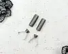 Наконечник для шнура, металл, d 5,5 мм, р. 20,7х7 мм, матовый чёрный никель