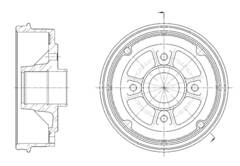 Барабан тормозной G-brake  GD-06646