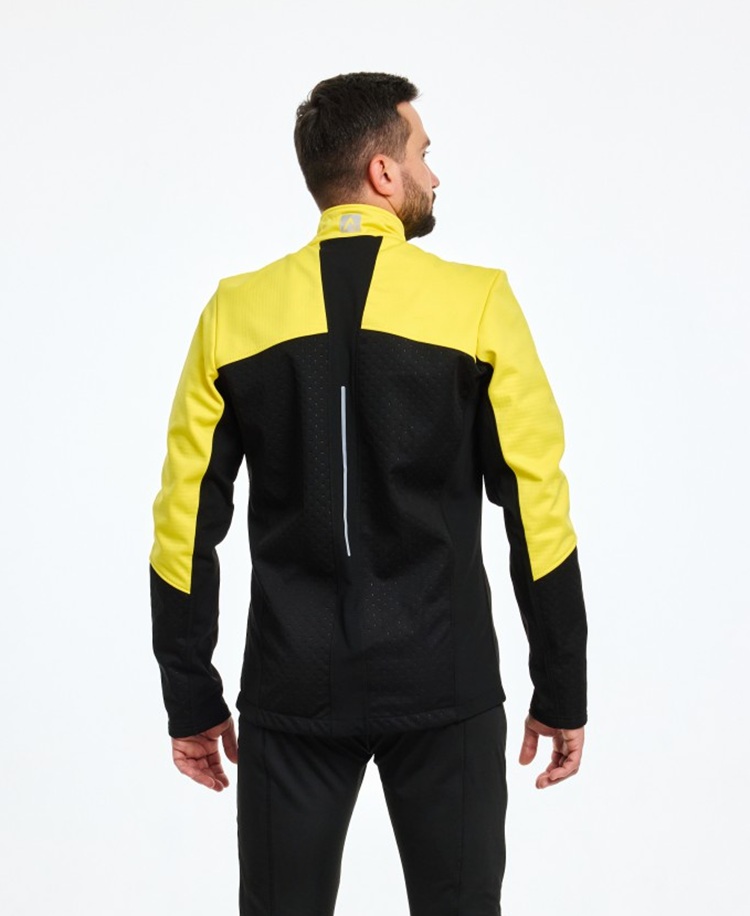 Детский тренировочный лыжный костюм Arswear Softshell Rase Kids желтый-черный - 8