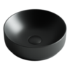 Ceramica Nova Element CN6007 Умывальник чаша накладная круглая, 35.5x35.5, цвет: чёрный