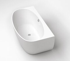 BelBagno BB83-1700-W0 Пристенная акриловая ванна в комплекте со сливом (донным клапаном), 170x79.5, цвет: белый фото