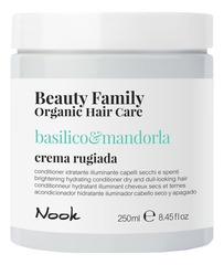 NOOK Крем-кондиционер для сухих и тусклых волос -Crema Rugiada Basilico&Mandorla, 250мл