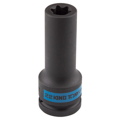KING TONY (647522M) Головка торцевая ударная глубокая TORX Е-стандарт 3/4", E22