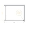 BelBagno Kraft KRAFT-L-1-110-C-NERO Душевая перегородка, цвет: чёрный