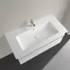 Villeroy&Boch Venticello 4104AL01 Раковина на тумбу 100x50, отверстия для смесителя-1 сквозное, 2 промаркированных, с переливом, материал-керамика, цвет-альпийский белый