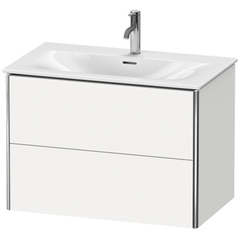 Duravit Viu 23448300001 Раковина подвесная с переливом, выпуск с керам покрытием, 1 отв под смес, 83х49см, покр WonderGliss, цвет белый фото