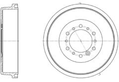 Барабан тормозной G-brake  GD-06209