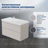 Aquanet 365921 Тумба с раковиной Nova Lite 2.0 90 L 2 ящ. цв. бежевый (365921)