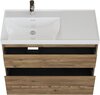 Aquanet 365923 Тумба с раковиной Nova Lite 2.0 90 L 2 ящ. цв. дуб рустикальный (365923)