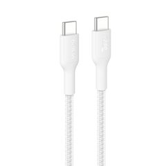 Кабель Belkin Boost Charge Pro 240W USB-C to USB-C Braided PCR Cable, 2м, белый