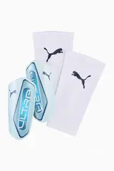 Футбольные щитки Puma ULTRA Light Sleeve - голубой