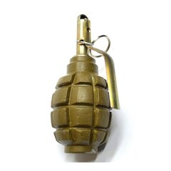 Макет учебно-тренировочной гранаты Ф-1 (цинковый сплав), зеленая
