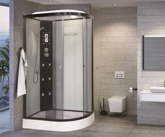 Душевая кабина Niagara Ultra NG-1903-01L (120х80х220) низкий поддон(16см),черный,стекло тонированное