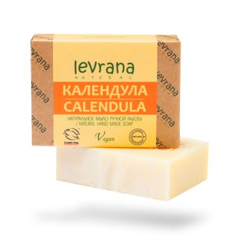 Levrana Натуральное мыло ручной работы Календула, 100гр