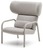 Кресло Inari бежевого цвета и стали с бежевой отделкой Испания