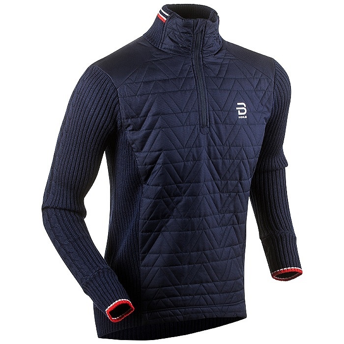 Джемпер мужской Bjorn Daehlie Half Zip Comfy темно-синий