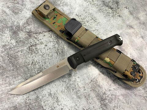 Тактический нож Aggressor D2 Stonewash, Kizlyar Supreme, 4650065057141